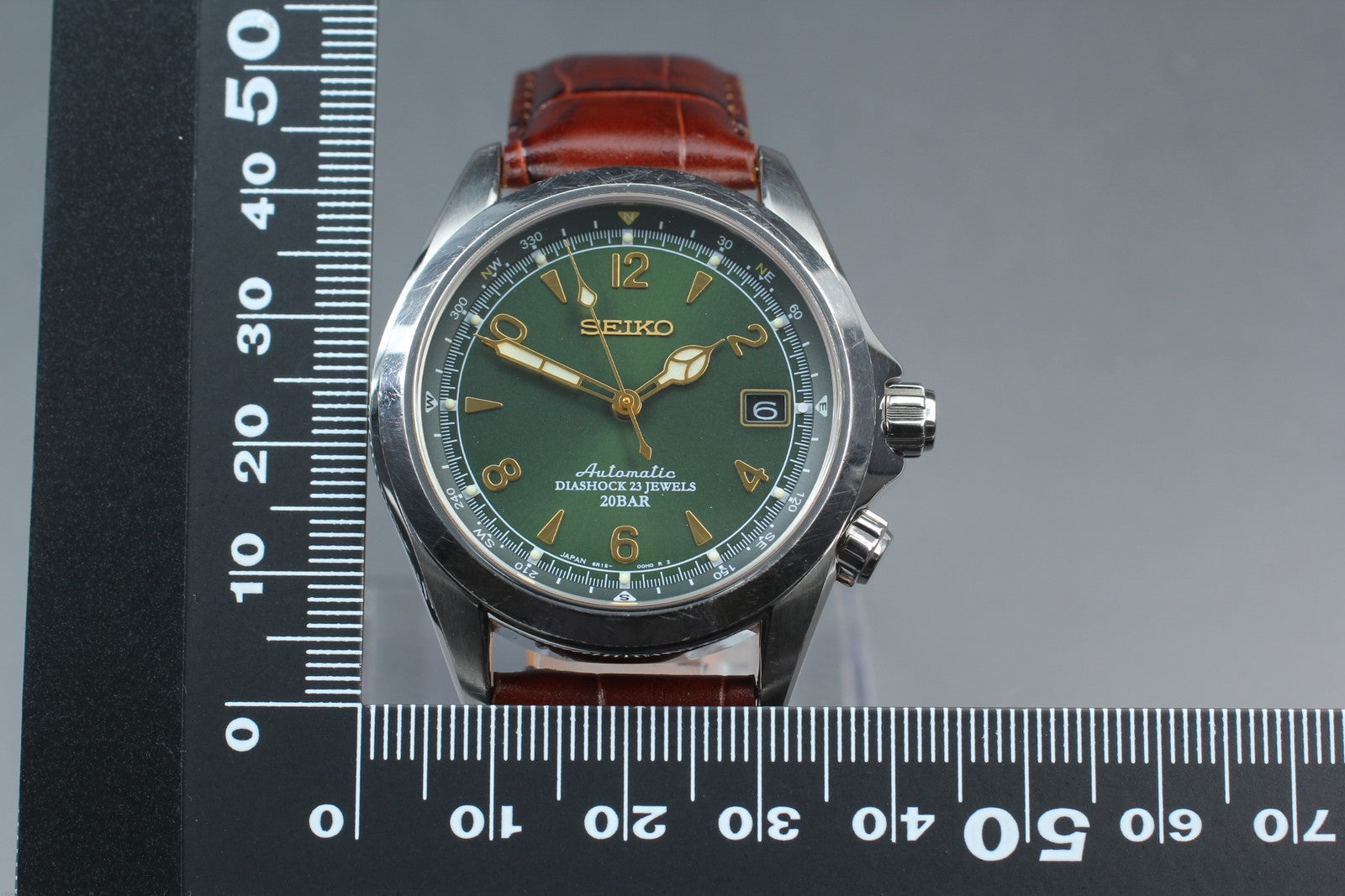 [ Exc+5] SEIKO Alpinist 6R15-00E0 SARB017 Green Dial Automatic Men’s Watch JAPAN