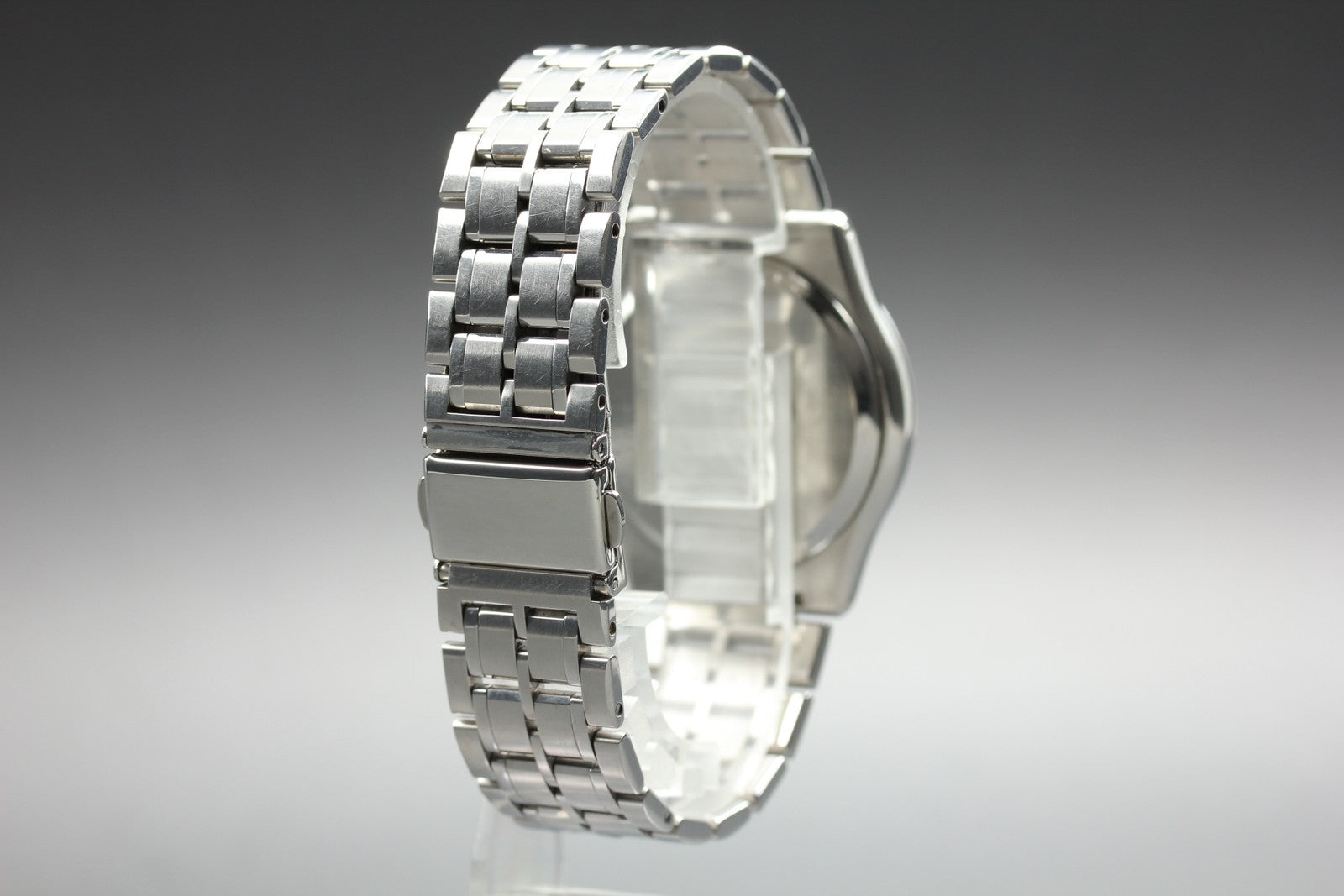 GRAND SEIKO 8N65-9010 GS 36mm Silver White Dial Date Quartz Men's Watch Vintage