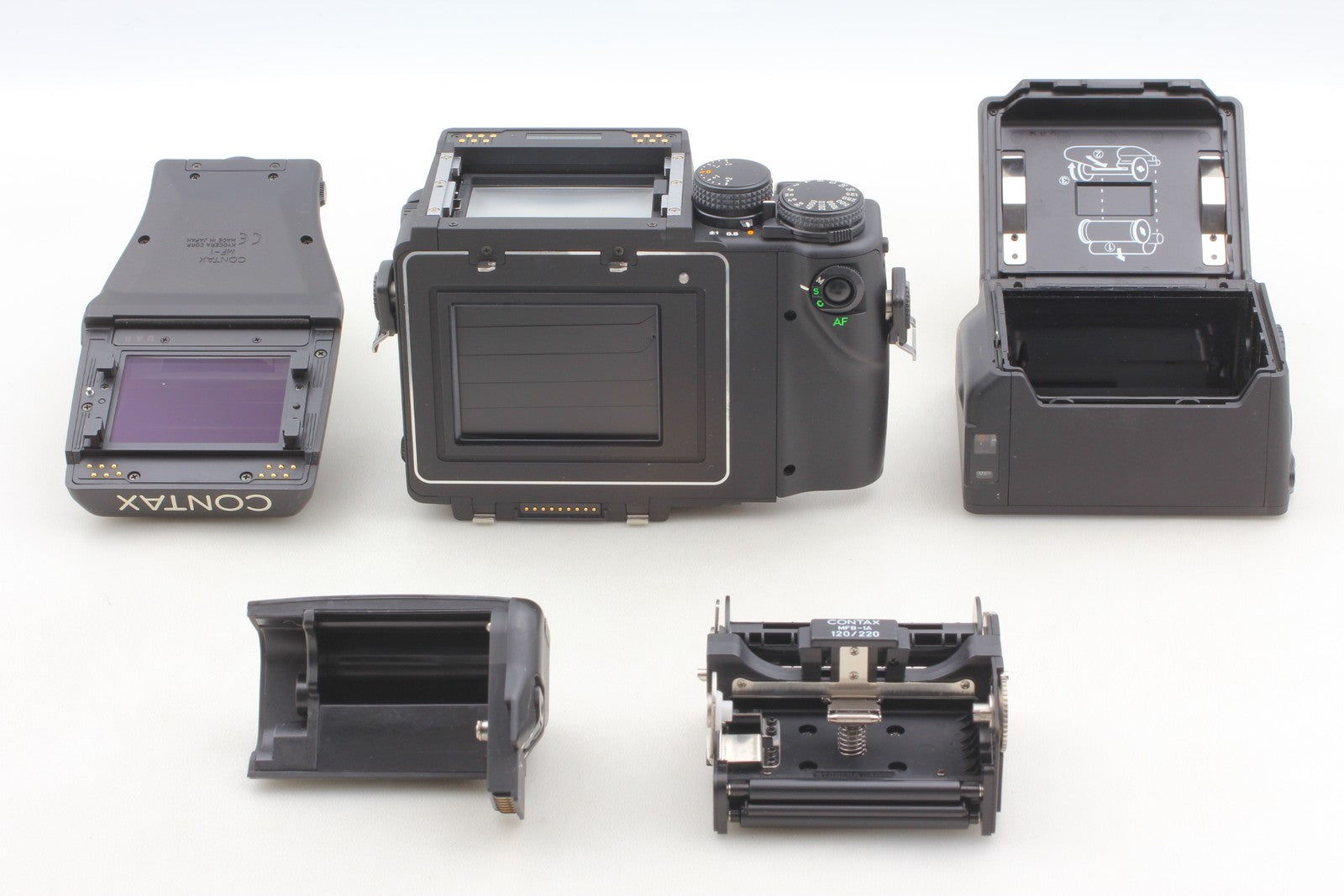 [Near MINT] CONTAX 645 Film Camera AE Finder MFB-1A 120/220 From JAPAN