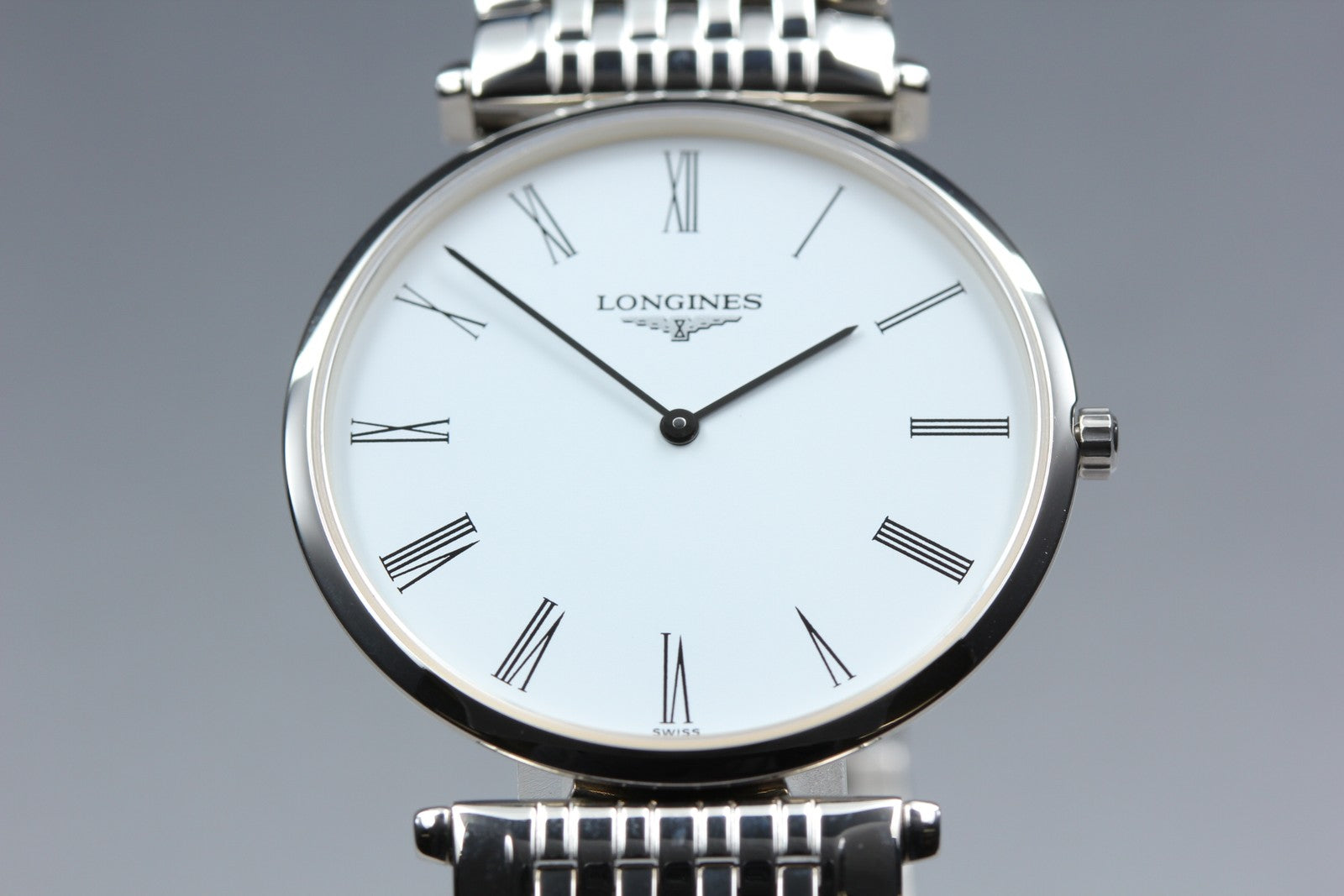[MINT Box] LONGINES Grand Classic L4.709.4 White Dial Silver Quartz Men's Watch