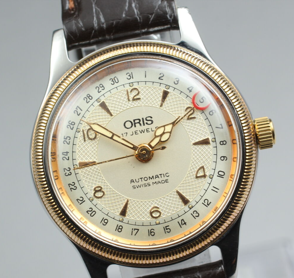 [Exc+5] Vintage ORIS Big Crown 7400B Silver AT Women's Watch From JAPAN