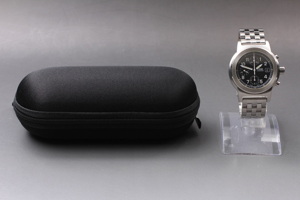 [Exc+5] ORIS Big Crown 7511 Automatic Chronograph Black Dial Silver Men's Watch