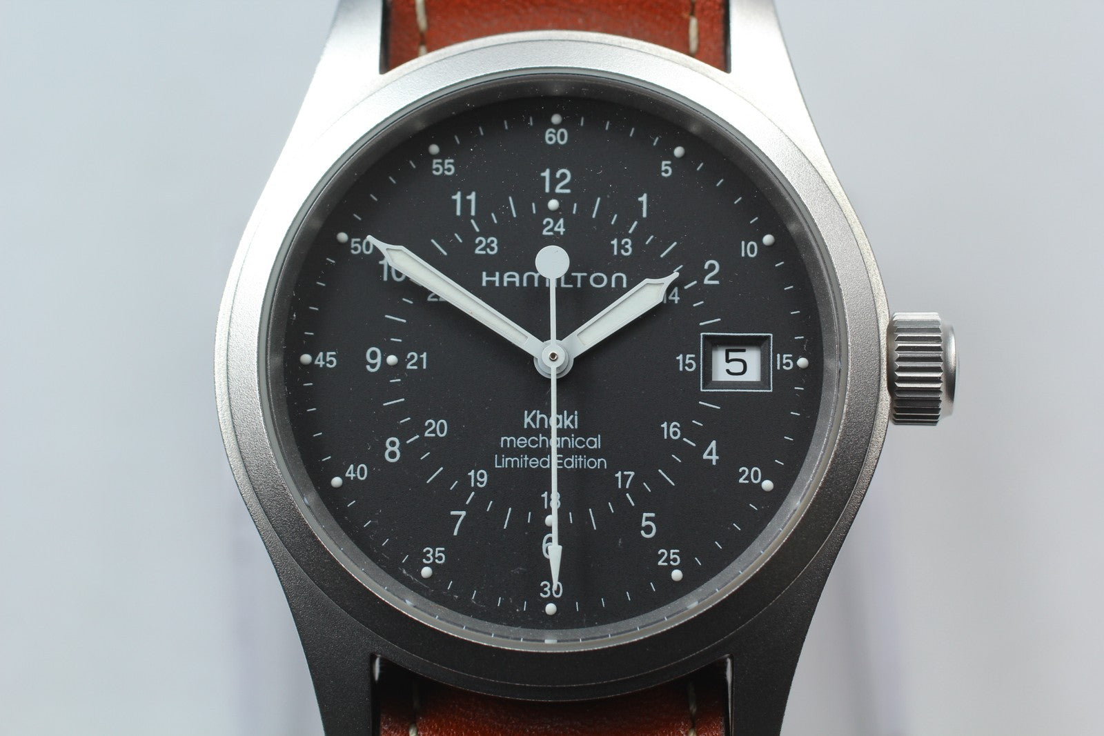 [N MINT-] Hamilton Khaki Mechanical H041221925 041220 Mens Watch Limited Edition