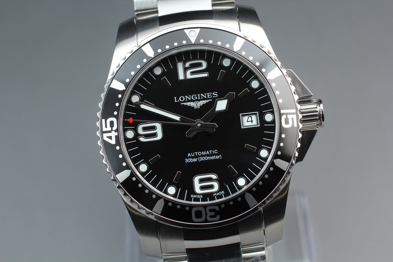 [MINT Box] Longines HydroConquest L3.742.4 Black 41mm Automatic Men's Watch