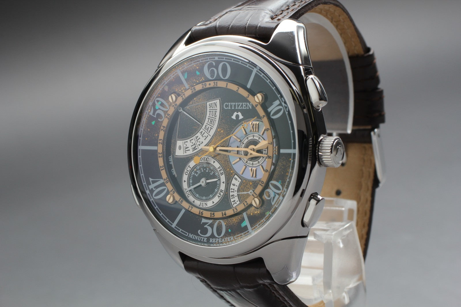 Limited[N MINT Box] Citizen Campanola 6765-T008186TA Minute Repeater Men's Watch