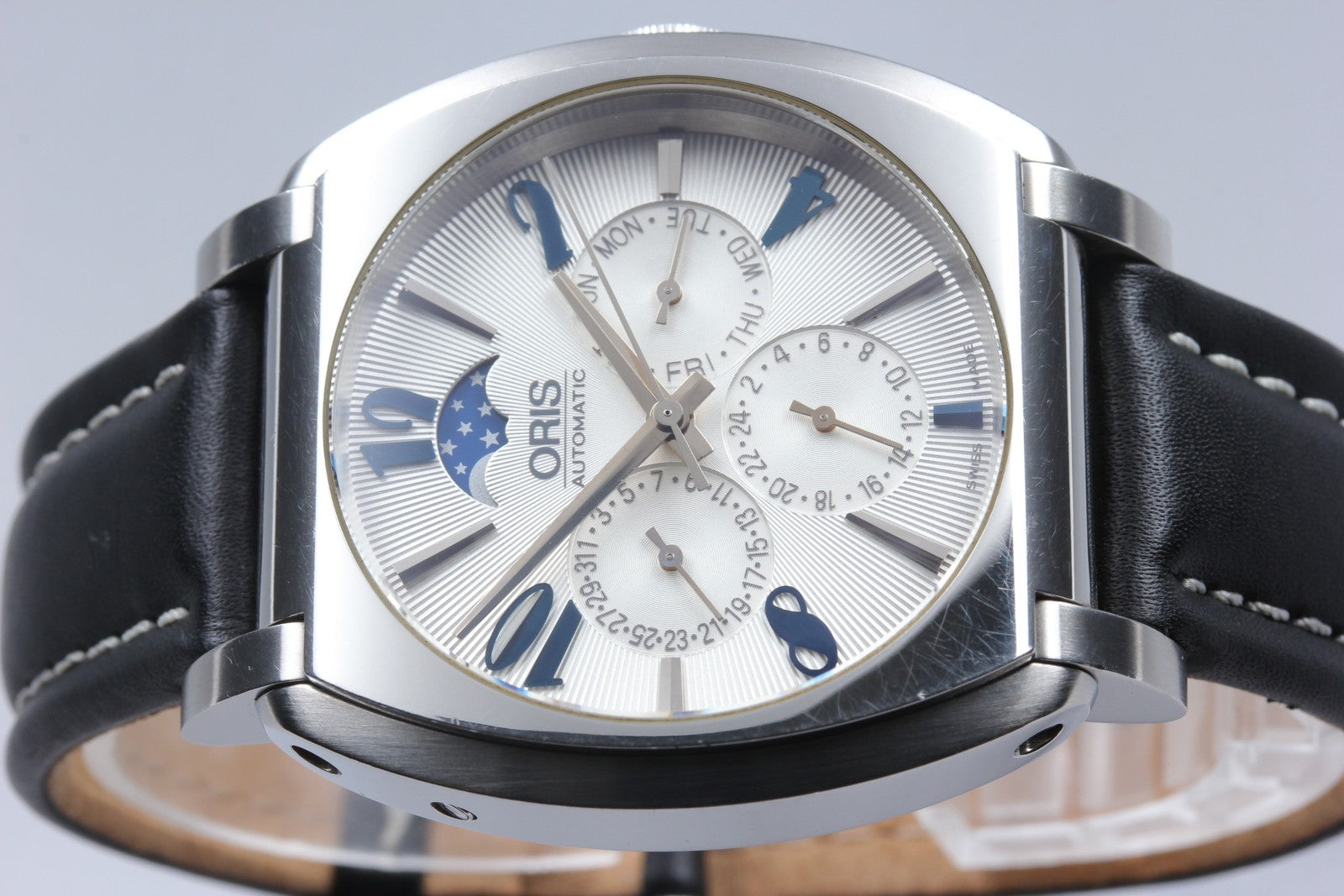 Exc+5*Box ORIS Frank Sinatra 7572 Silver Automatic Day/Date Men's Watch From JP