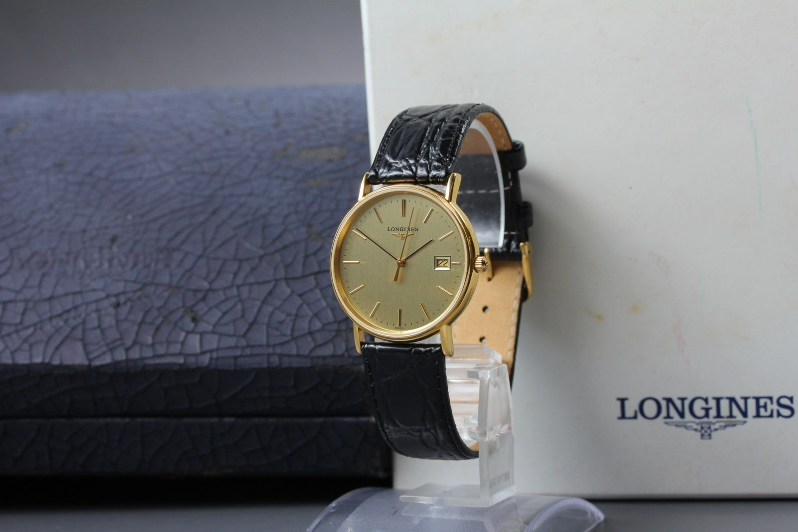 New Batt LONGINES Grand Classic L4.720.2 Quartz Men's Watch 32mm JAPAN
