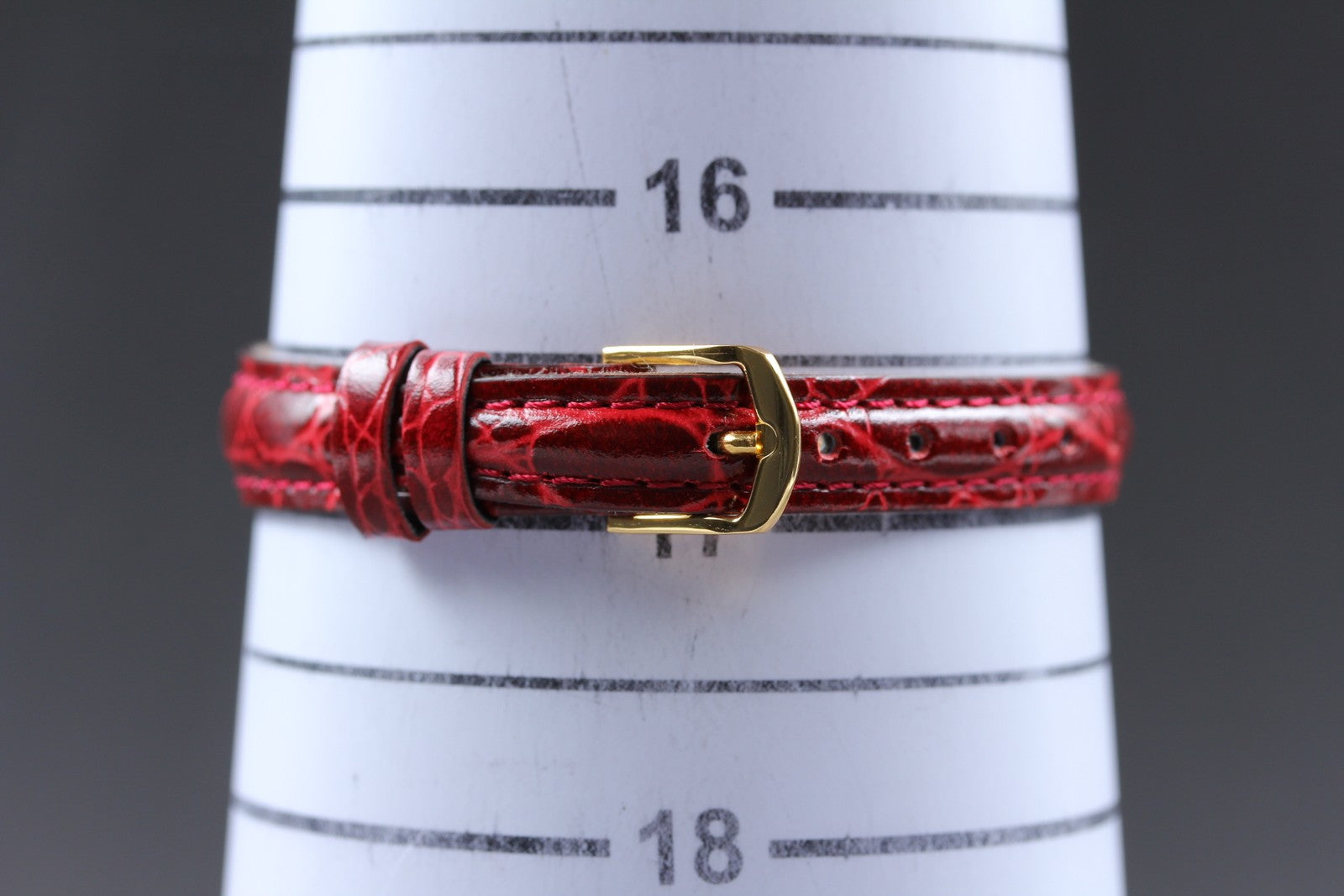 Vintage [Exc+5 Box] Cartier Must Colisee Vermeil 590002 Red Women's Quartz Watch