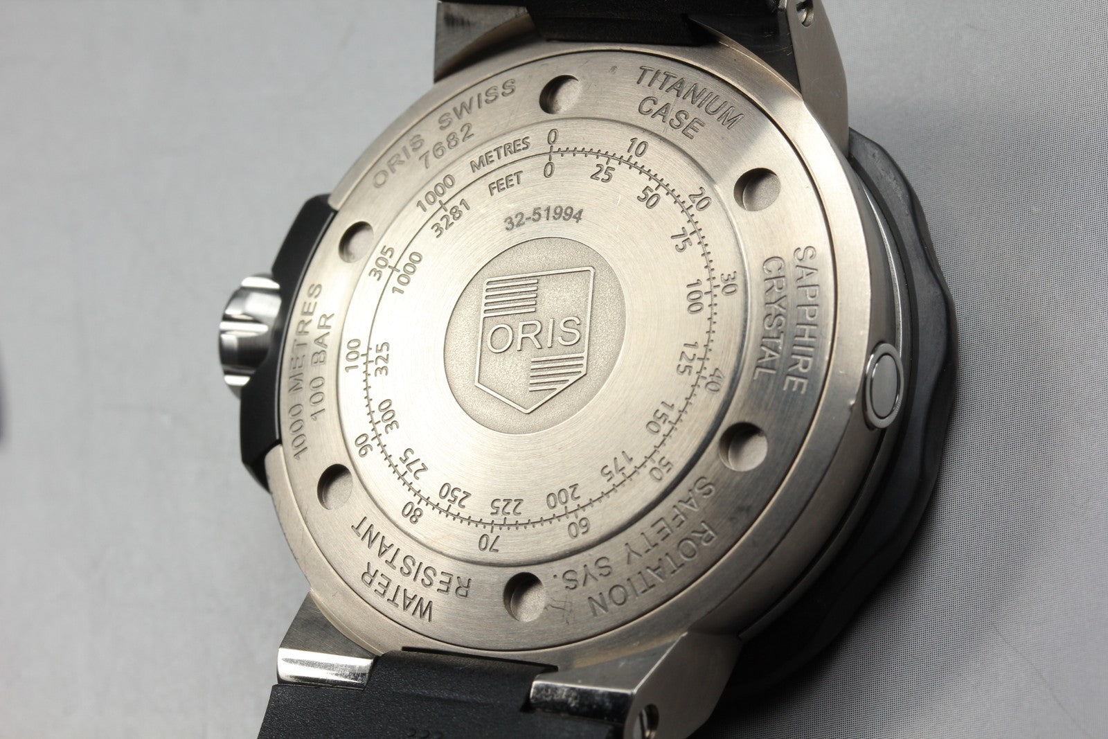 ORIS ProDiver Pointer Moon 7682 Automatic Black Men's Watch 46mm JAPAN