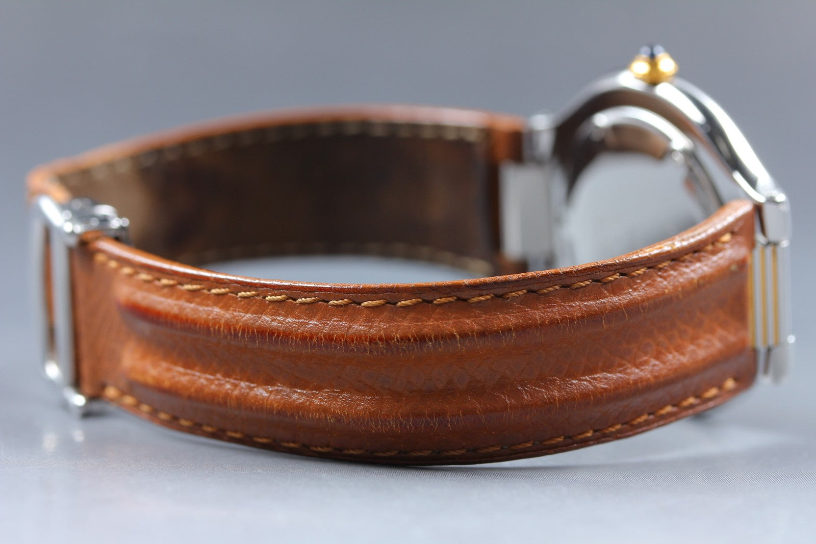 Vintage [Exc+5 Box] Cartier Must de Cartier 21 126000P 34mm Men's Quartz Watch