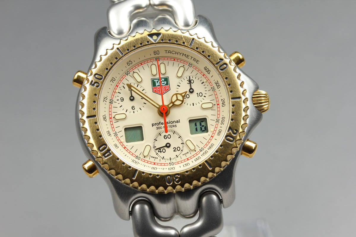 TAG Heuer SEL CG1123-0 Chronograph Ayrton Senna Quartz Men's Watch 39mm JAPAN