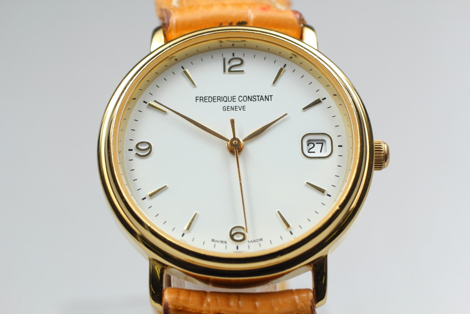 [Exc+5] FREDERIQUE CONSTANT FC300/310×35/36 White Automatic Men's Watch 35mm JP