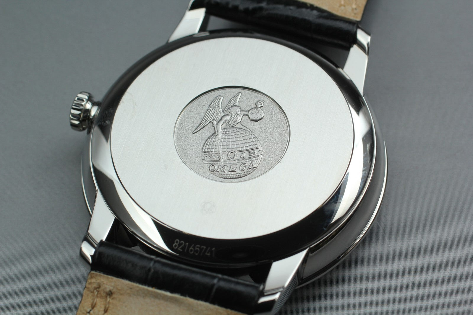 N MINT Box Omega De Ville Prestige 424.13.40.20.03.002 Co-Axial Blue Men's Watch