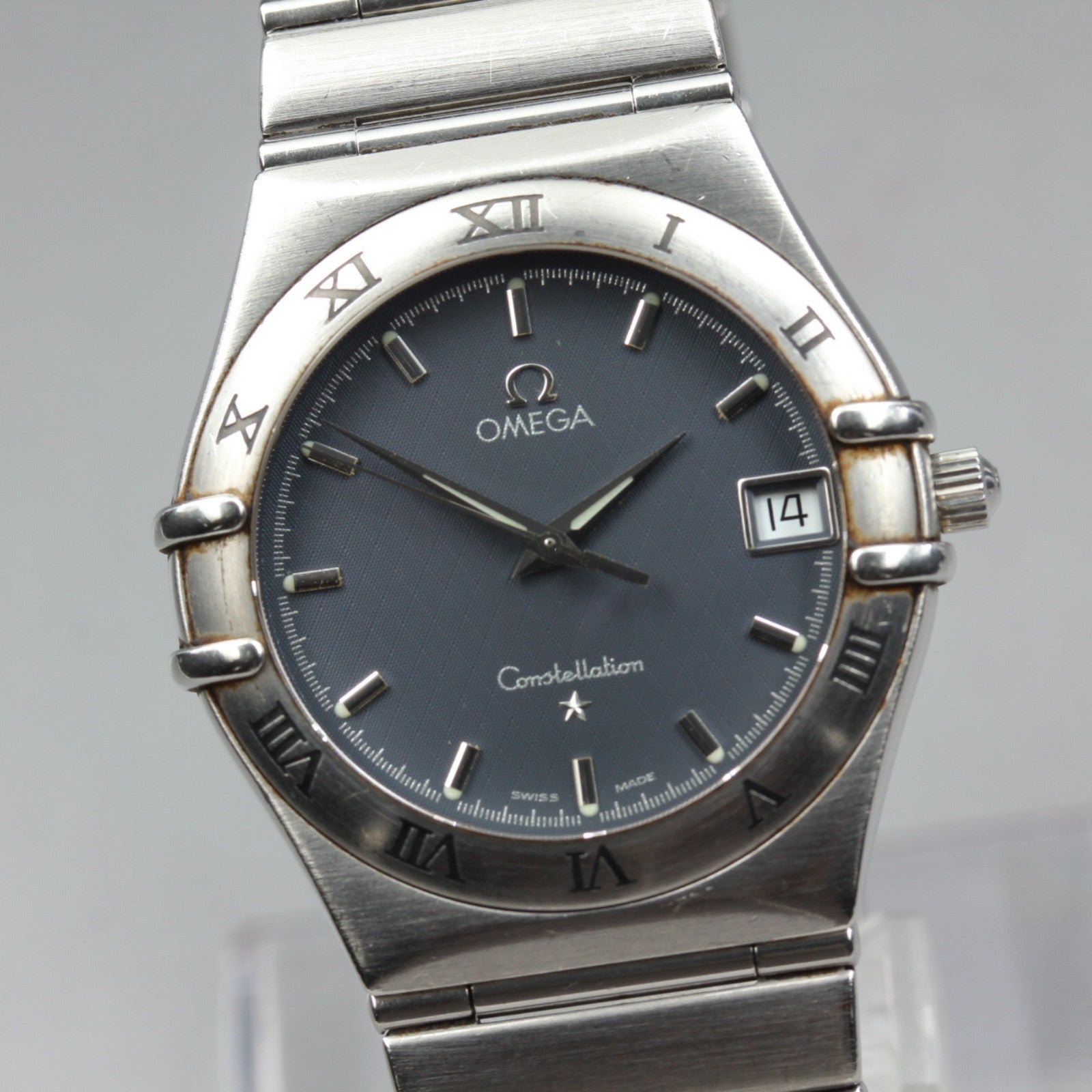 New Batt Vintage OMEGA Constellation 1512.4 Quartz Women's Watch 33mm JAPAN