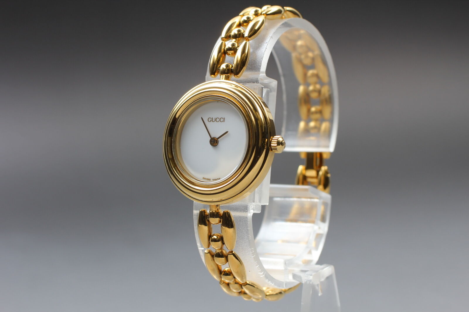 New Battery [Exc+5 Box] Gucci Change Bezel 11/12.2 6 Colors Women's Qz Watch JP