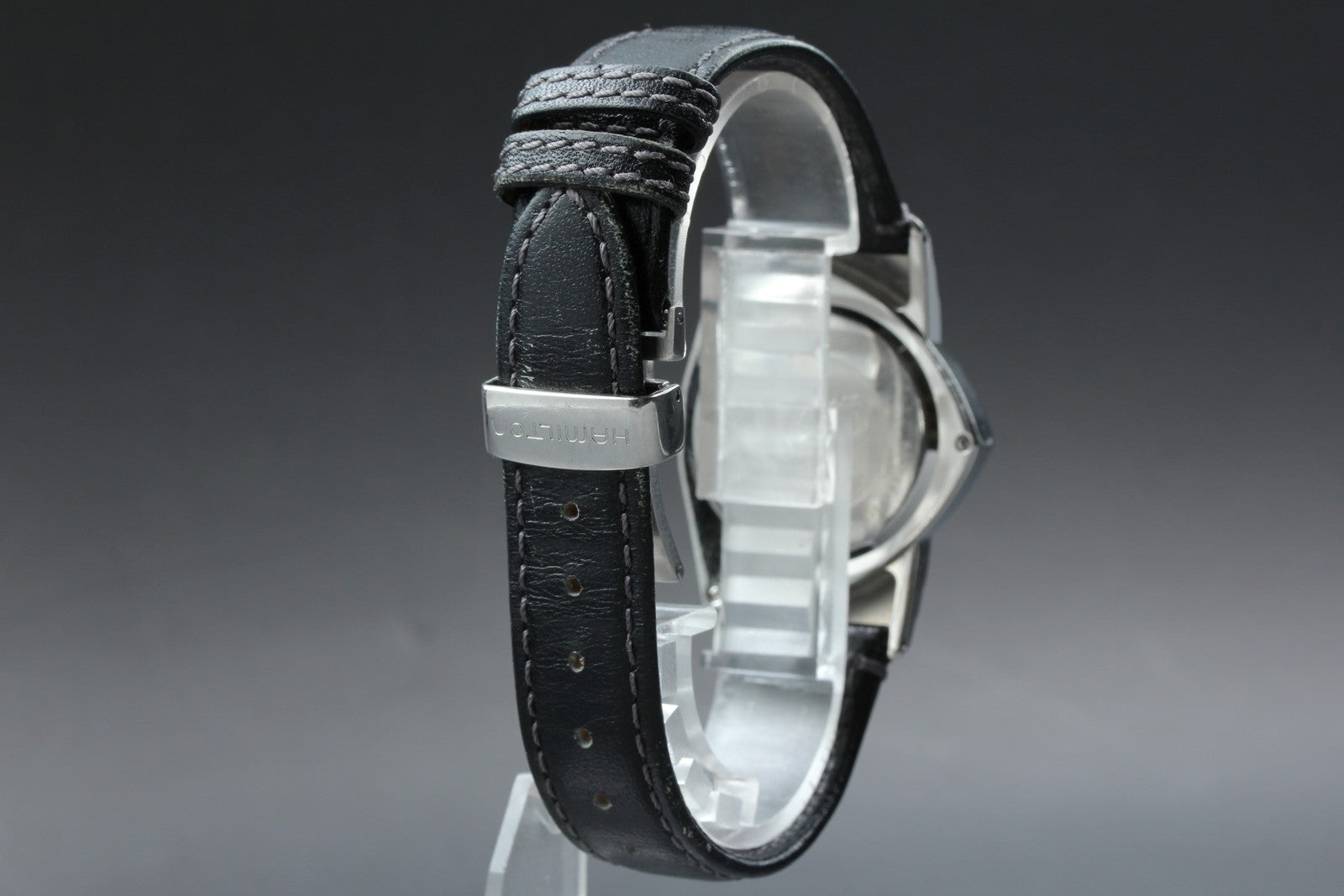 New Batt Hamilton Ventura H244110 Quartz White Dial Men's Watch 33mm JP Exc+4