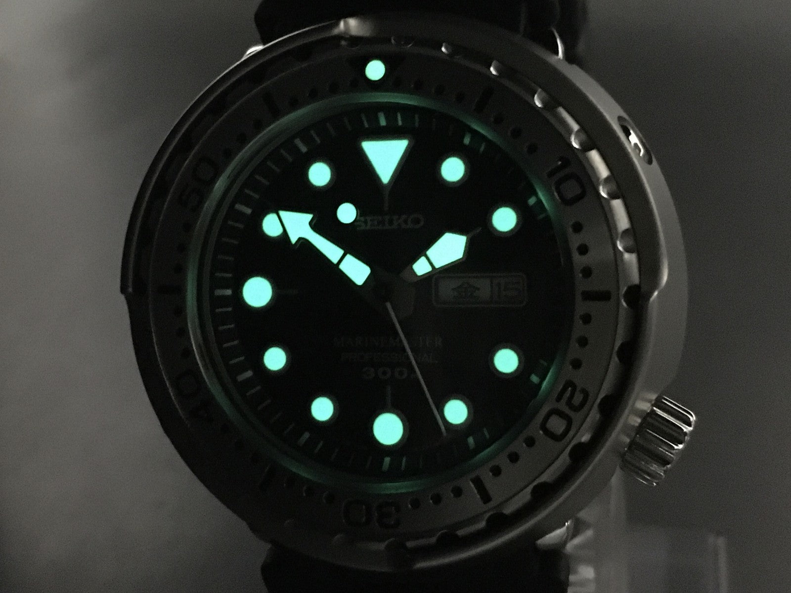 [Near MINT Box] SEIKO MARINE MASTER 7C46-0AC0 SBBN017 Qz Men's Watch Japan