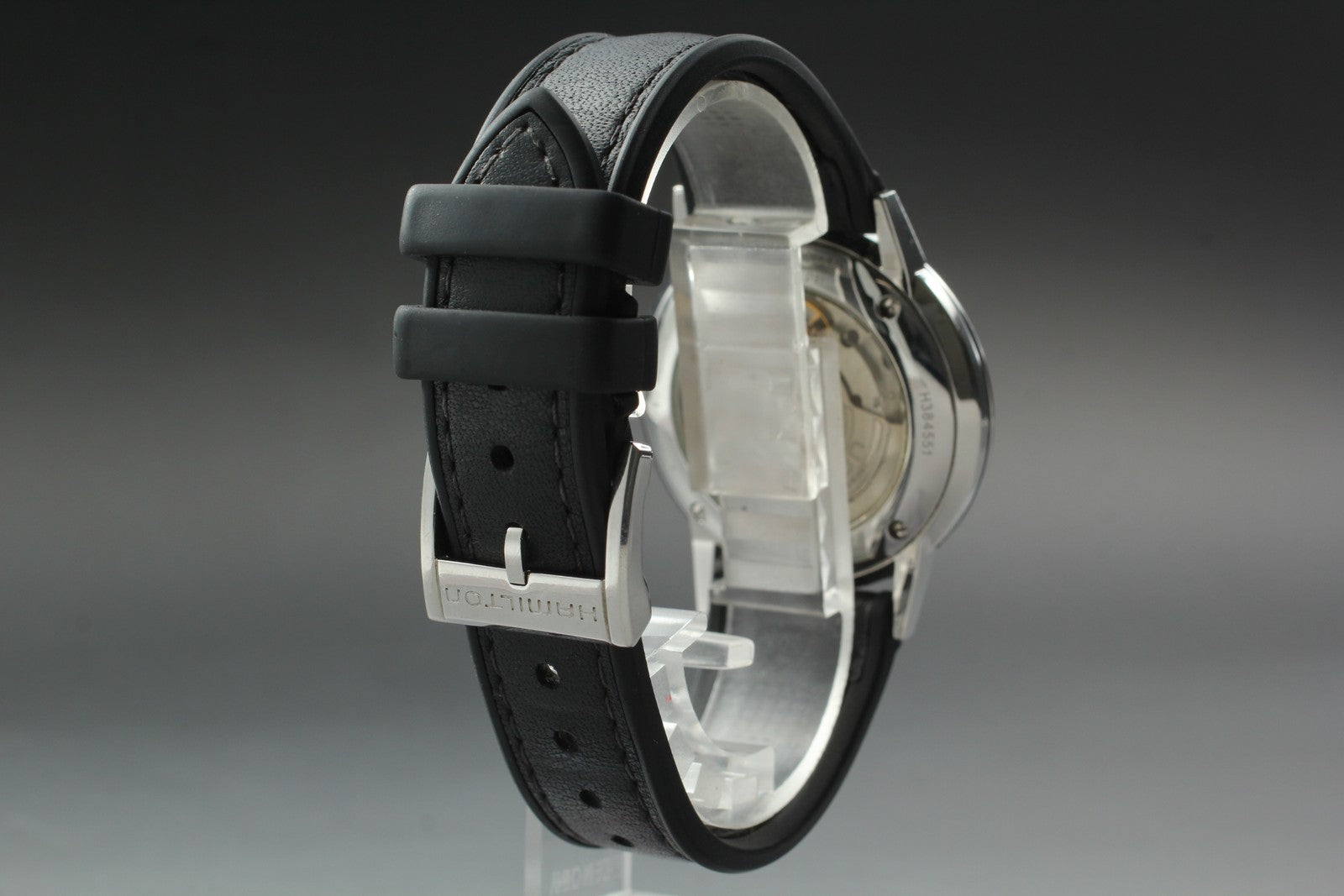 Hamilton Intra-Matic H384551 Black Automatic Men's Watch 38mm JAPAN Box