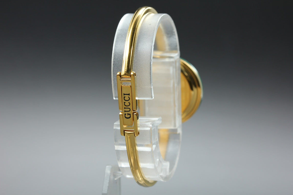New Batt GUCCI Change Bezel 11/12.2 12Color Women's Quartz Watch 25mm From JAPAN
