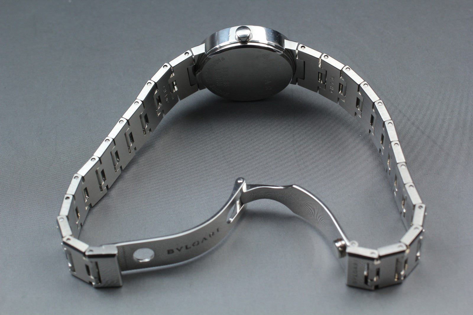 [Exc+5 Box] BVLGARI BVLGARI BVLGARI BB23SS Black Silver 23mm Women's Qz Watch