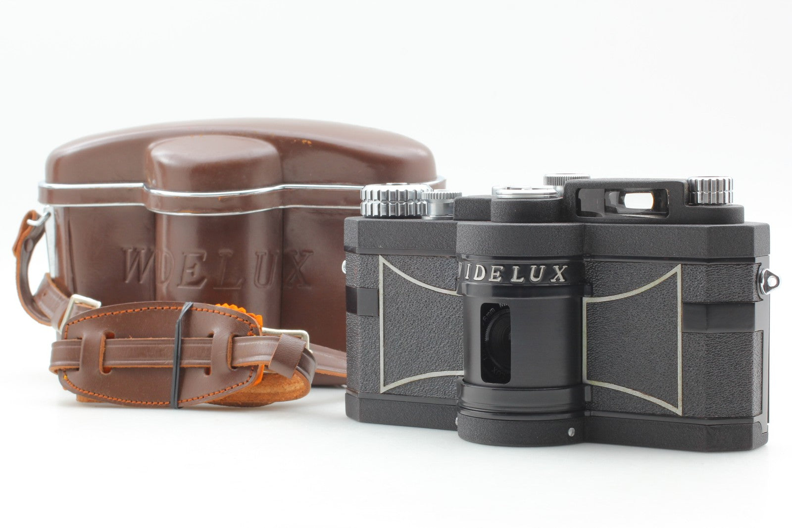 [MINT w/Case] Panon WIDELUX F6B 35mm Panoramic Film Camera 140° From JAPAN