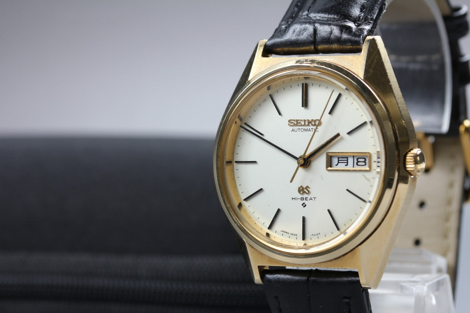 Vintage SEIKO Grand Seiko GS 5646−7010 Automat Men's Watch 36mm JAPAN