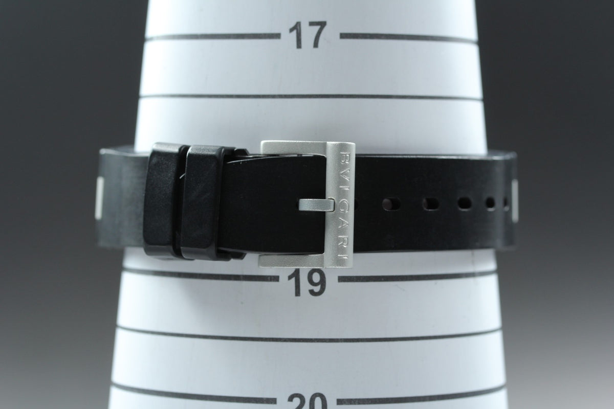 New Batt Vintage BVLGARI Aluminum Date AL32TA Quartz Unisex Watch 32mm JAPAN Box