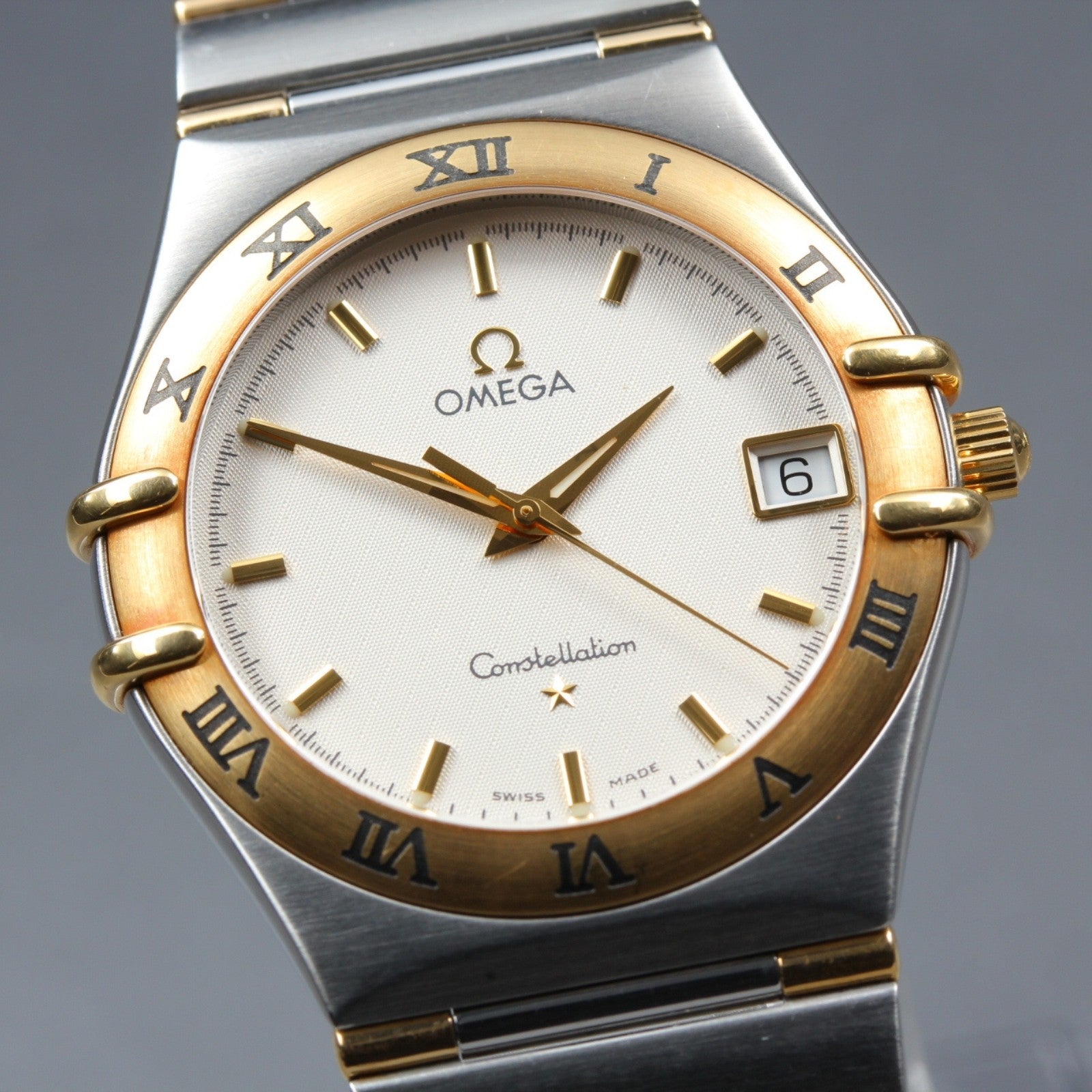 New Batt Vintage OMEGA Constellation 1312.3 Quartz Men's Watch 33mm From JAPAN