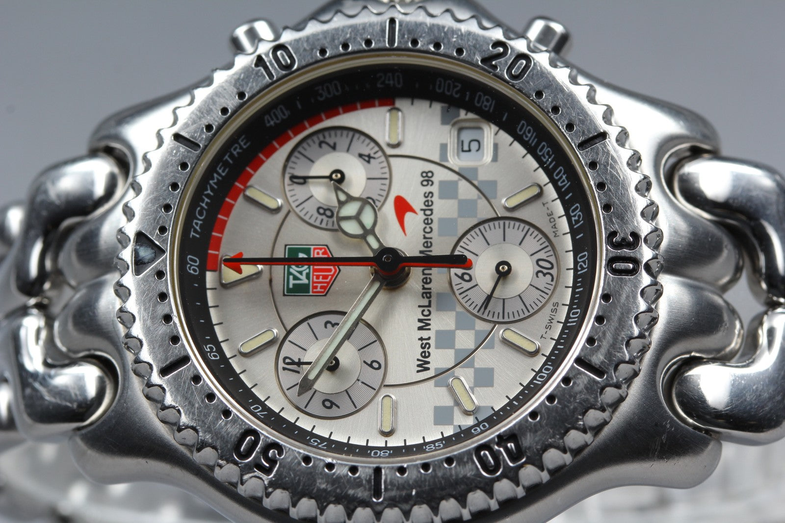 overhauled TAG HEUER CG1117 F1 McLaren Mercedes Limited Model Quartz Boy's Watch