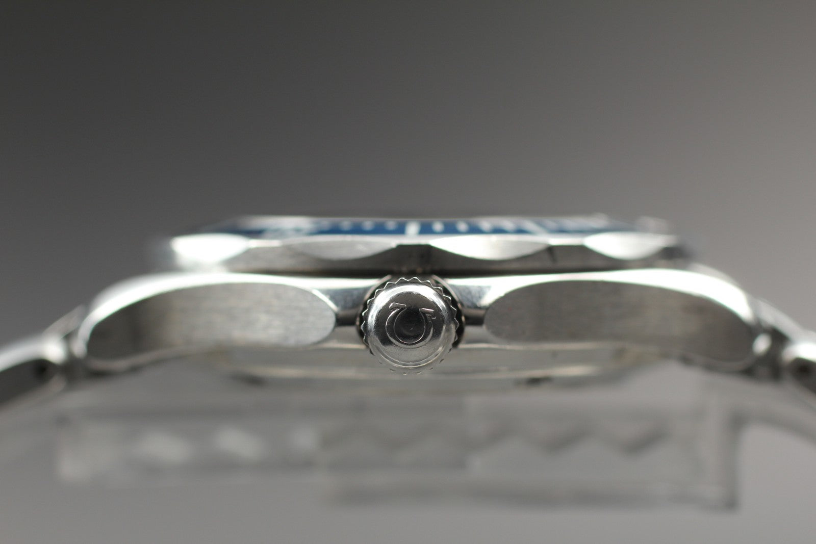 Overhauled [Exc+5 Box] OMEGA Seamaster 2561.80 300M Blue 36mm Men's Watch Quartz