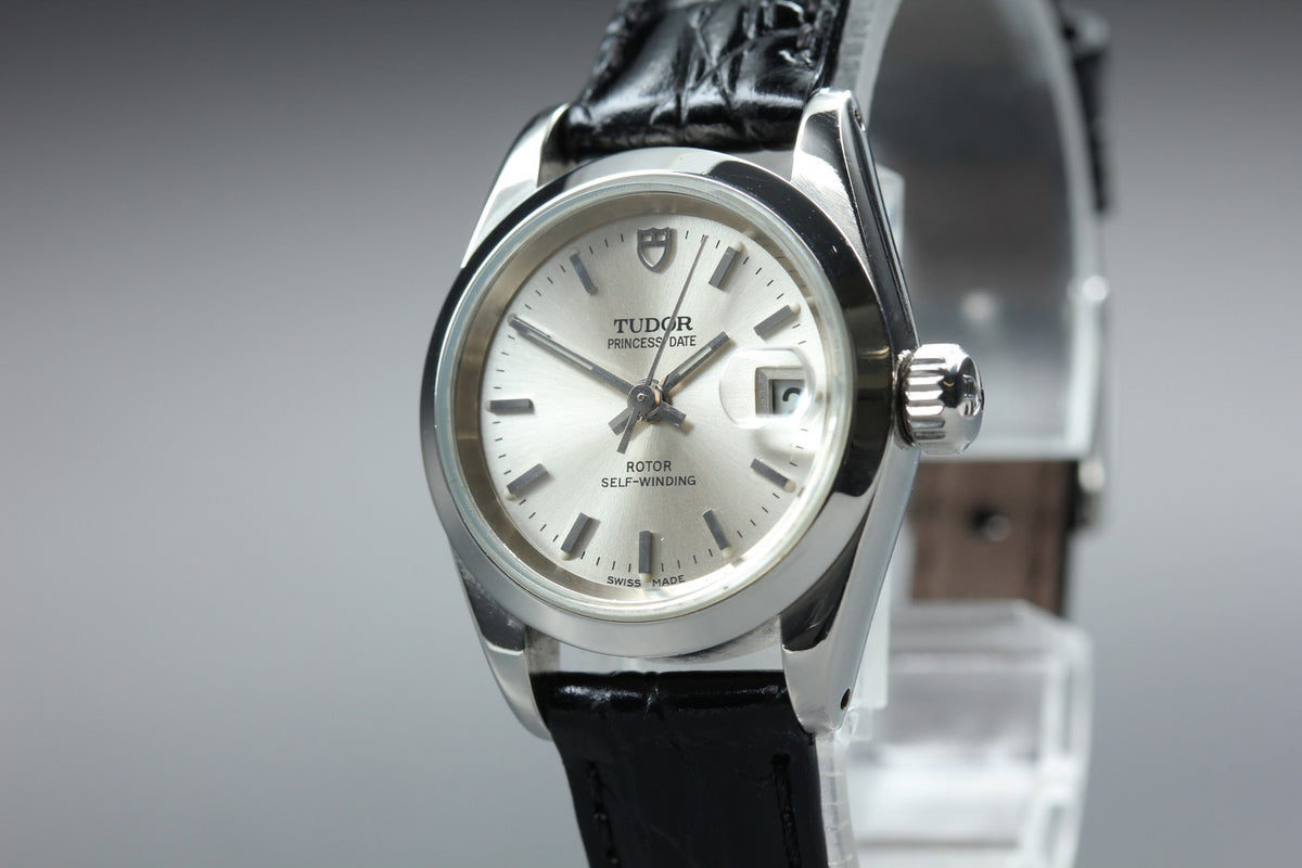 TUDOR Princess Date 92400N Cal.2671 Silver Dial Black 24mm AT Women's Watch