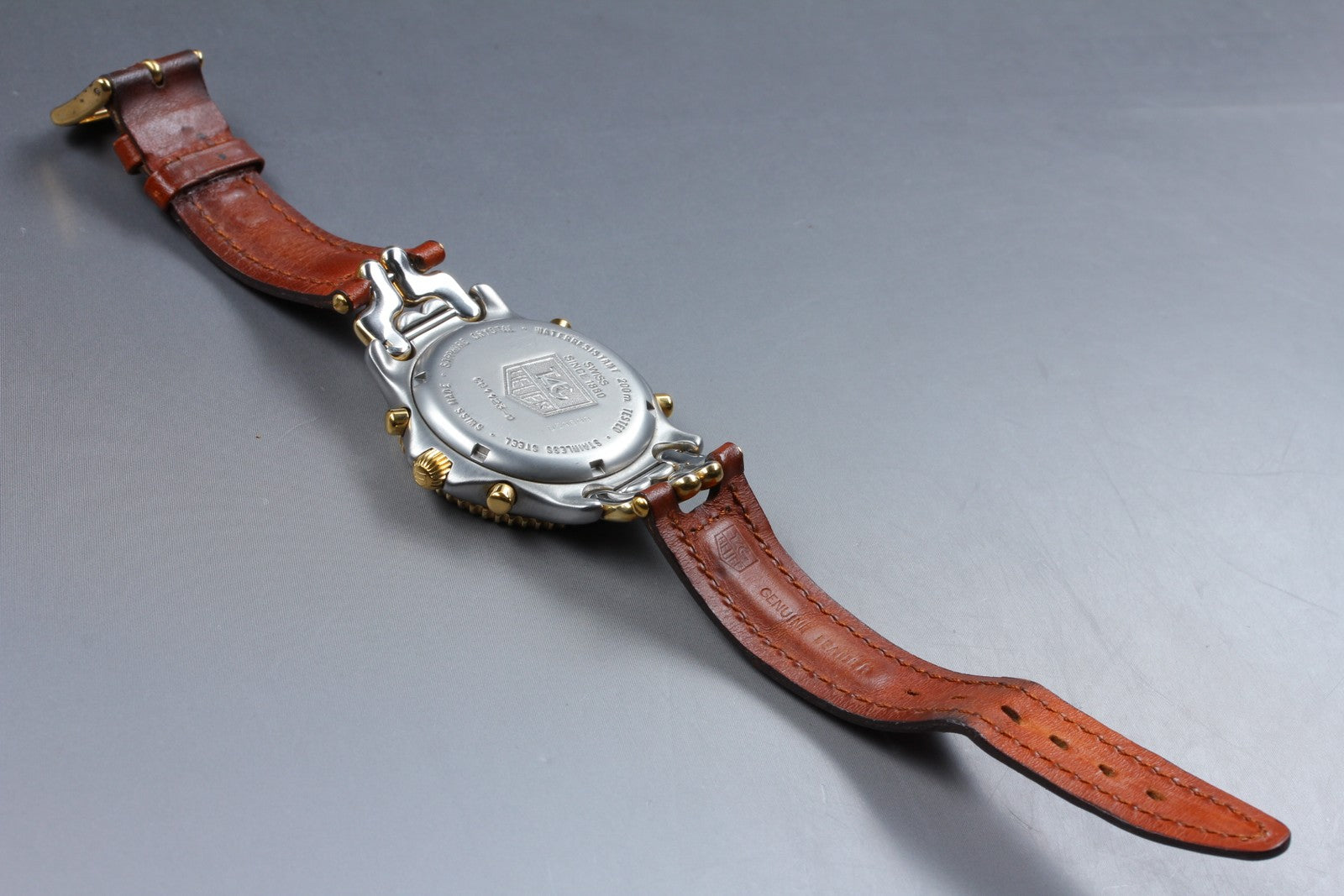 Vintage [Exc+5] TAG Heuer S/el Chronograph CG1123-0 Senna Men's Quartz Watch