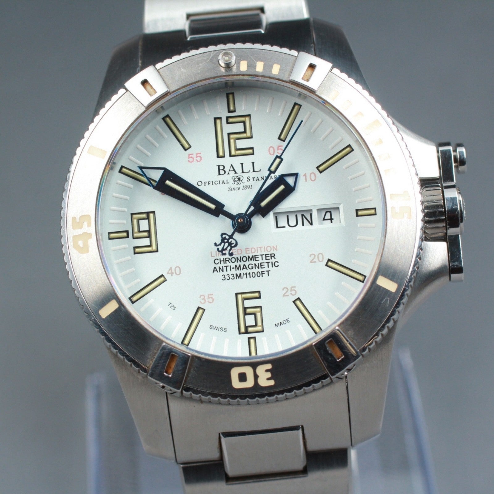 Exc+5*Box BALL Engineer Hydrocarbon Spacemaster DM2036A Automatic Men's Watch