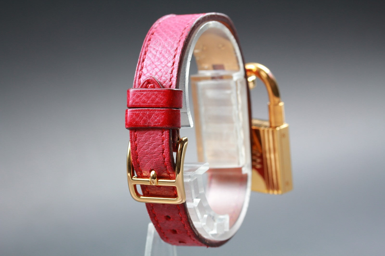 New Batt[Exc+5]Box HERMES Kelly White Dial Quartz Women's Watch 20mm From JAPAN