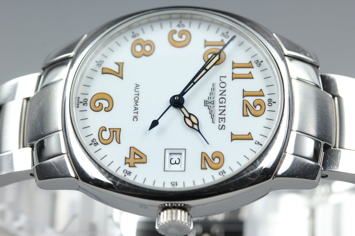 LONGINES Spirit L2.699.4 White Dial Automatic Date 36mm Men's Watch