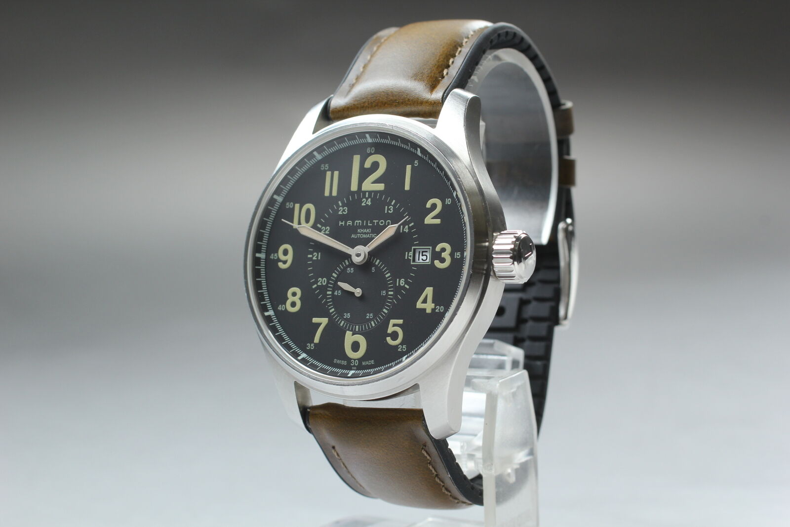 [Exc+5] Hamilton Khaki Field H706550 Officer Automatic Men's Watch From JAPAN