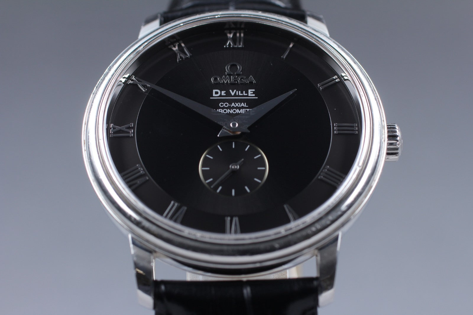 [Exc+5 Box] Omega De Ville Prestige 4813.50.01 38mm Black Automatic Men's Watch