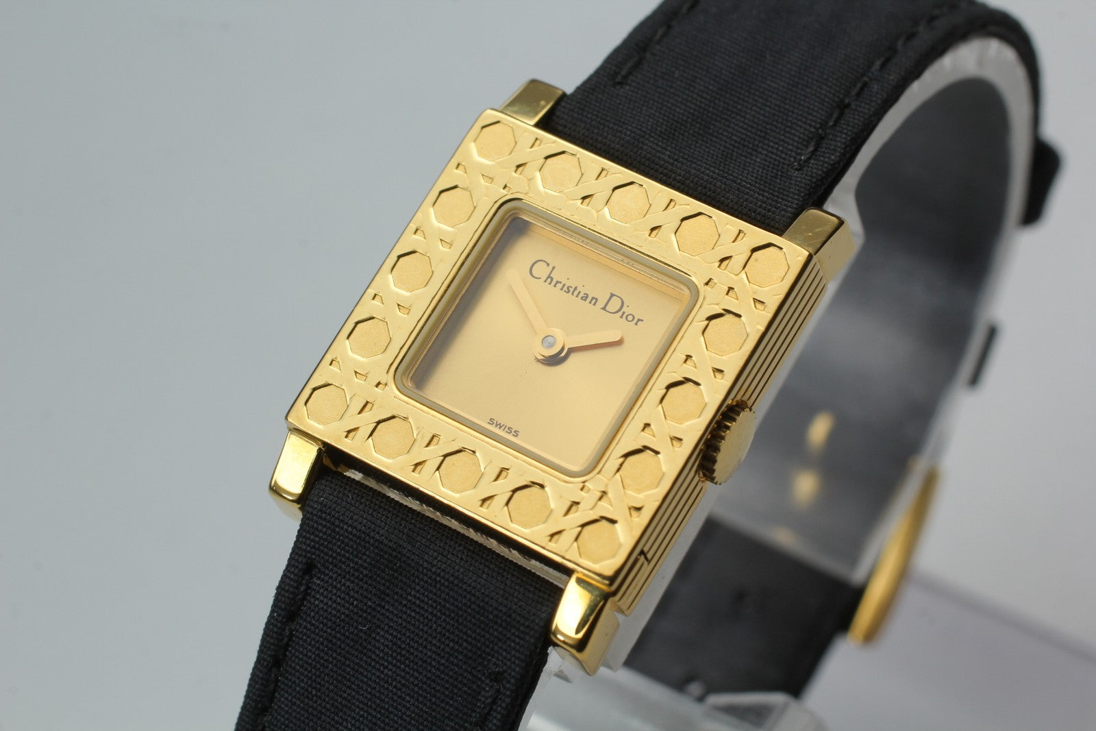 Christian Dior La Parisienne D60-159 Gold Black 19mm Women's Quartz Watch [Box]