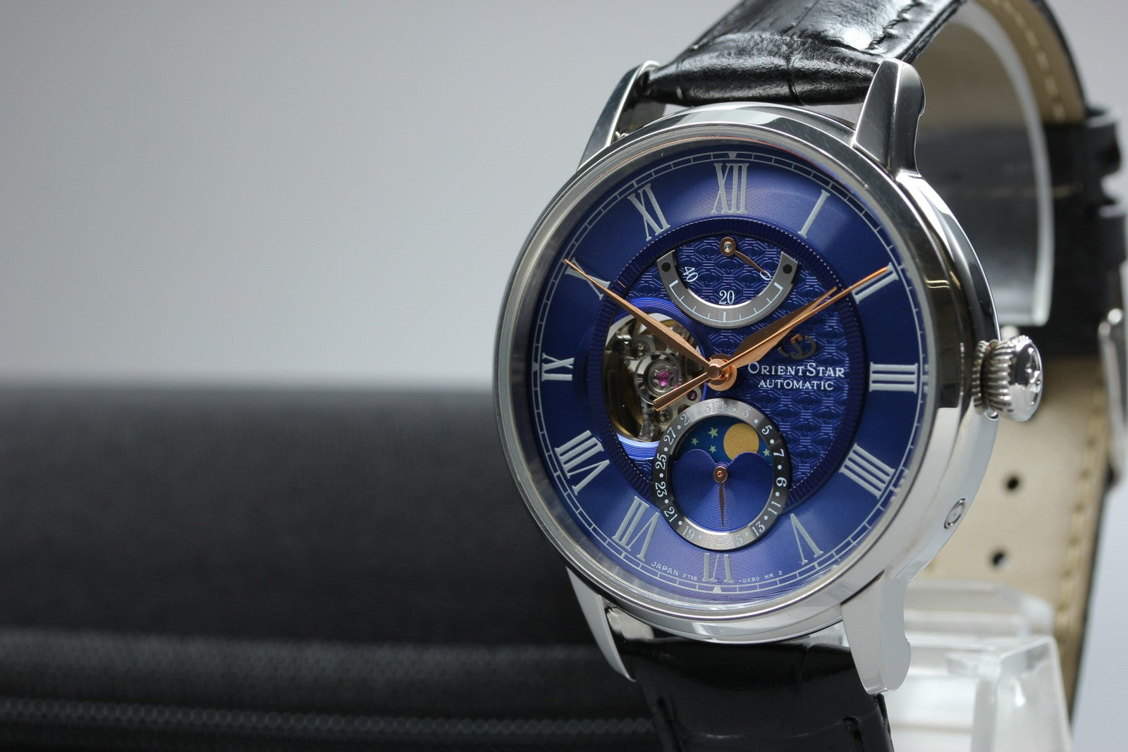 ORIENT Star Classic F7X6-UAB0 Automatic Blue Dial Date Men's Watch 41mm JAPAN