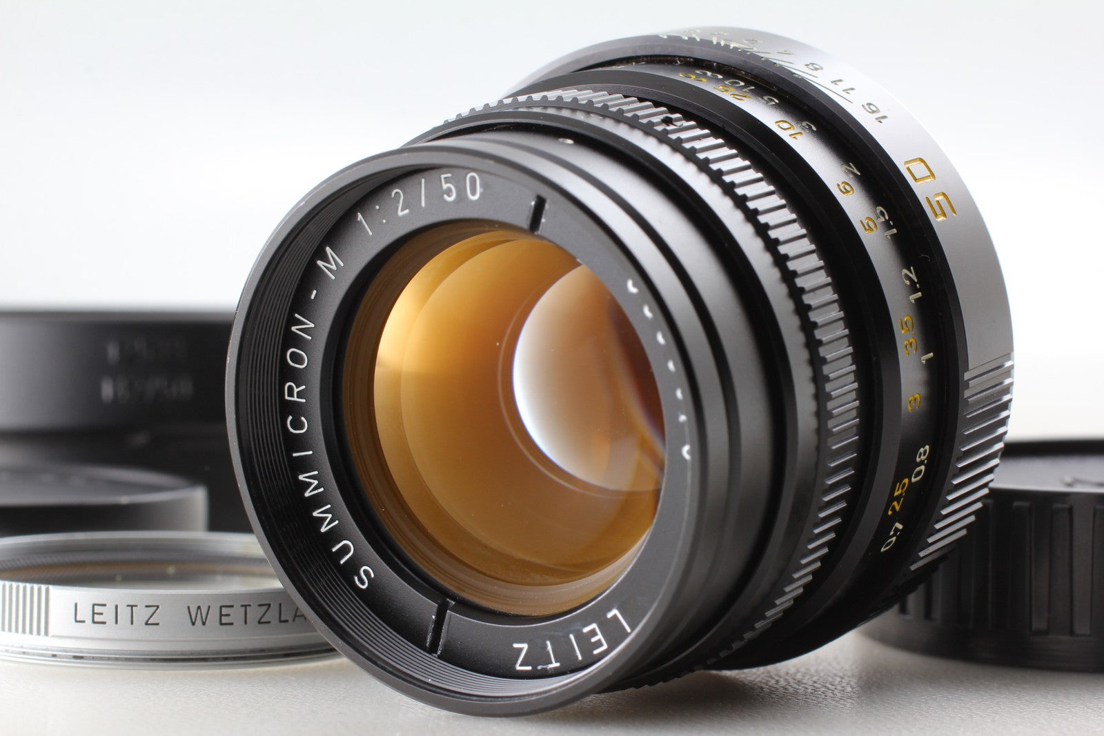 Pro Cleened [MINT w/Hood Filter] Leica Leitz SUMMICRON-M 50mm f/2 Lens JAPAN