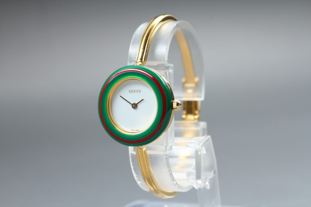 [Overhauled] Gucci Change Bezel 11/12.2 12 Colors Gold Women's Quartz Watch Box