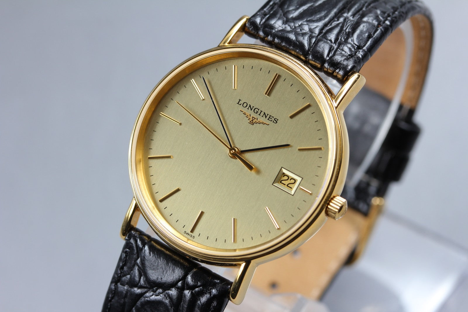 New Batt LONGINES Grand Classic L4.720.2 Quartz Men's Watch 32mm JAPAN