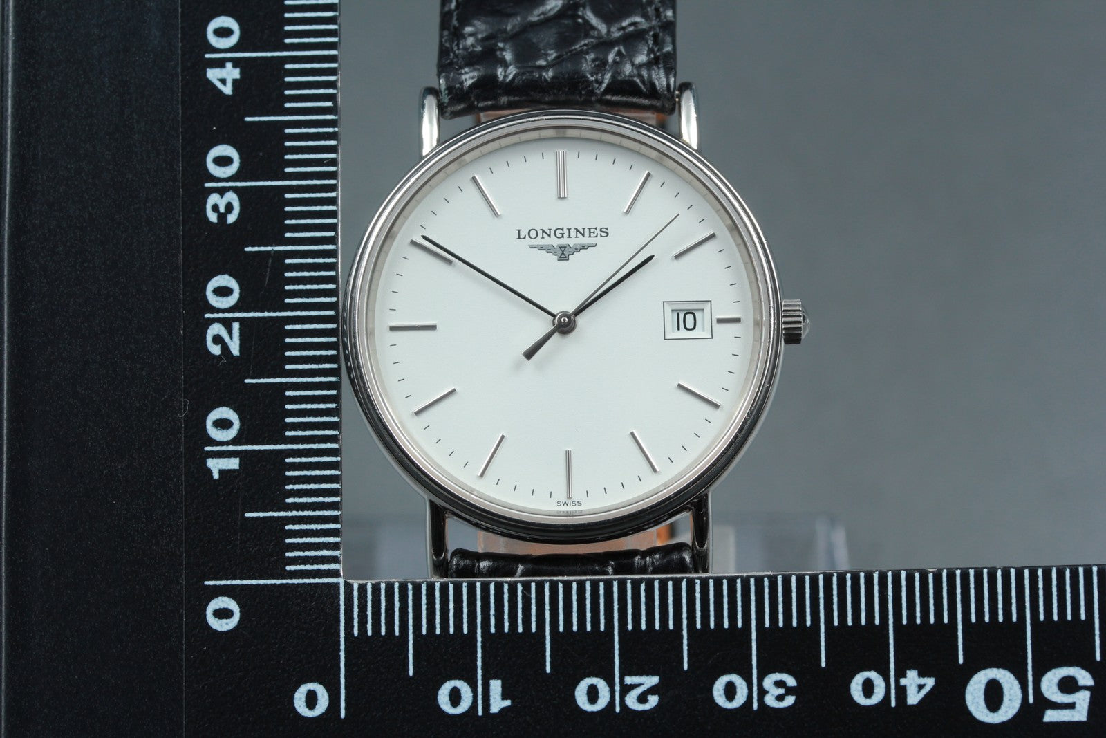 [Exc+5] LONGINES Grand Classic L4.720.4 White Dial 32mm Quartz Men's Watch