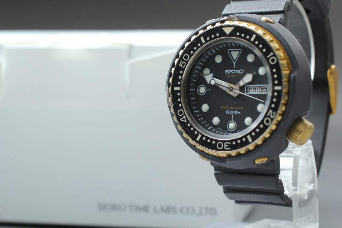 [Exc+4] SEIKO Professional Divers 7549-7000 SPYF018 600m Qz Men's Watch JAPAN
