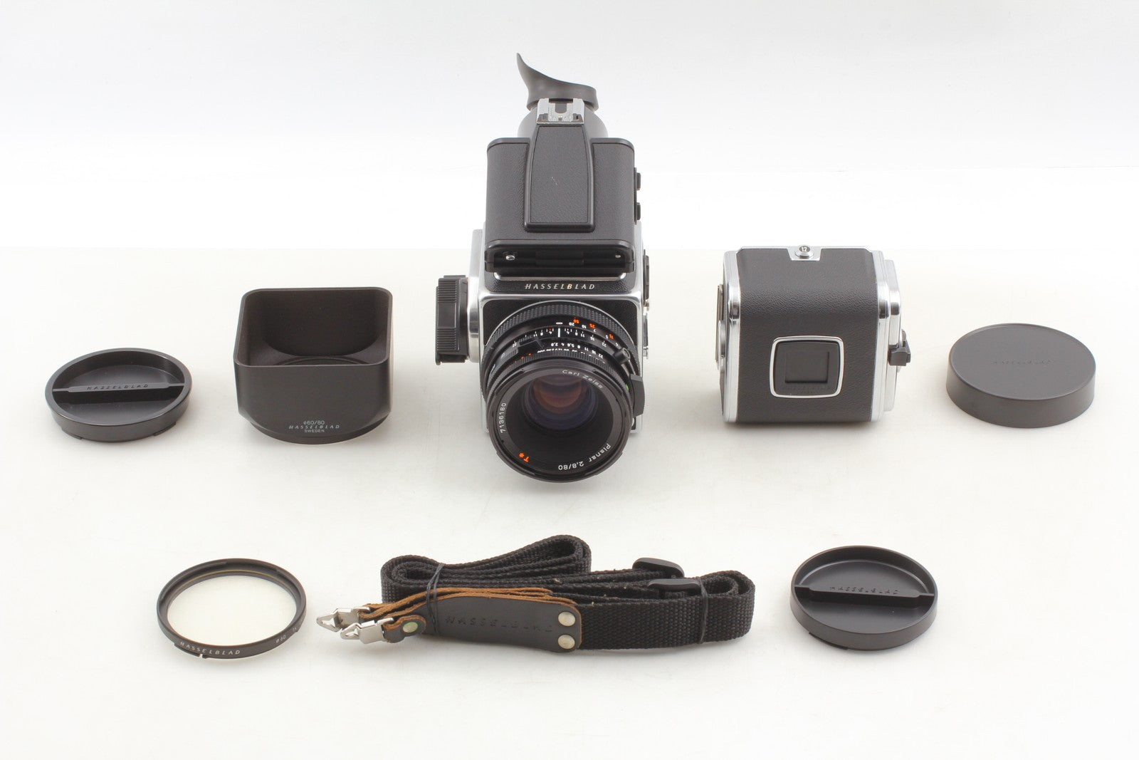 Acute Matte [Top MINT] Hasselblad 503CX Film Camera 80mm f2.8 CF Lens PME 3 A12