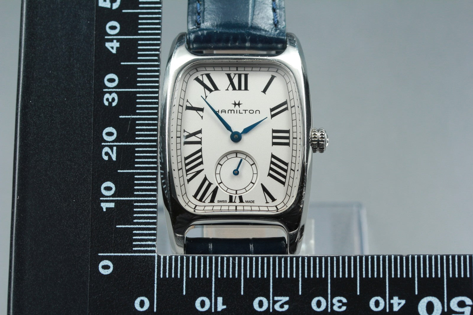 Hamilton American Classic H134210 Quartz White Disl Men's Watch 27mm JAPAN Exc+5