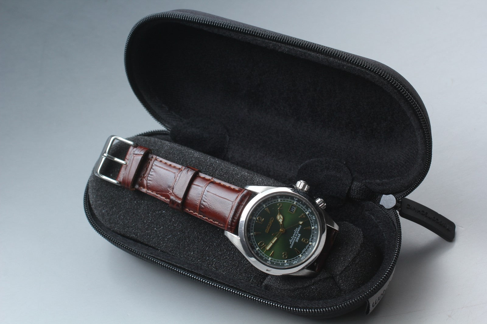 [Exc+5] SEIKO Alpinist 6R15-00E0 SARB017 Green Automatic Men’s Watch JAPAN