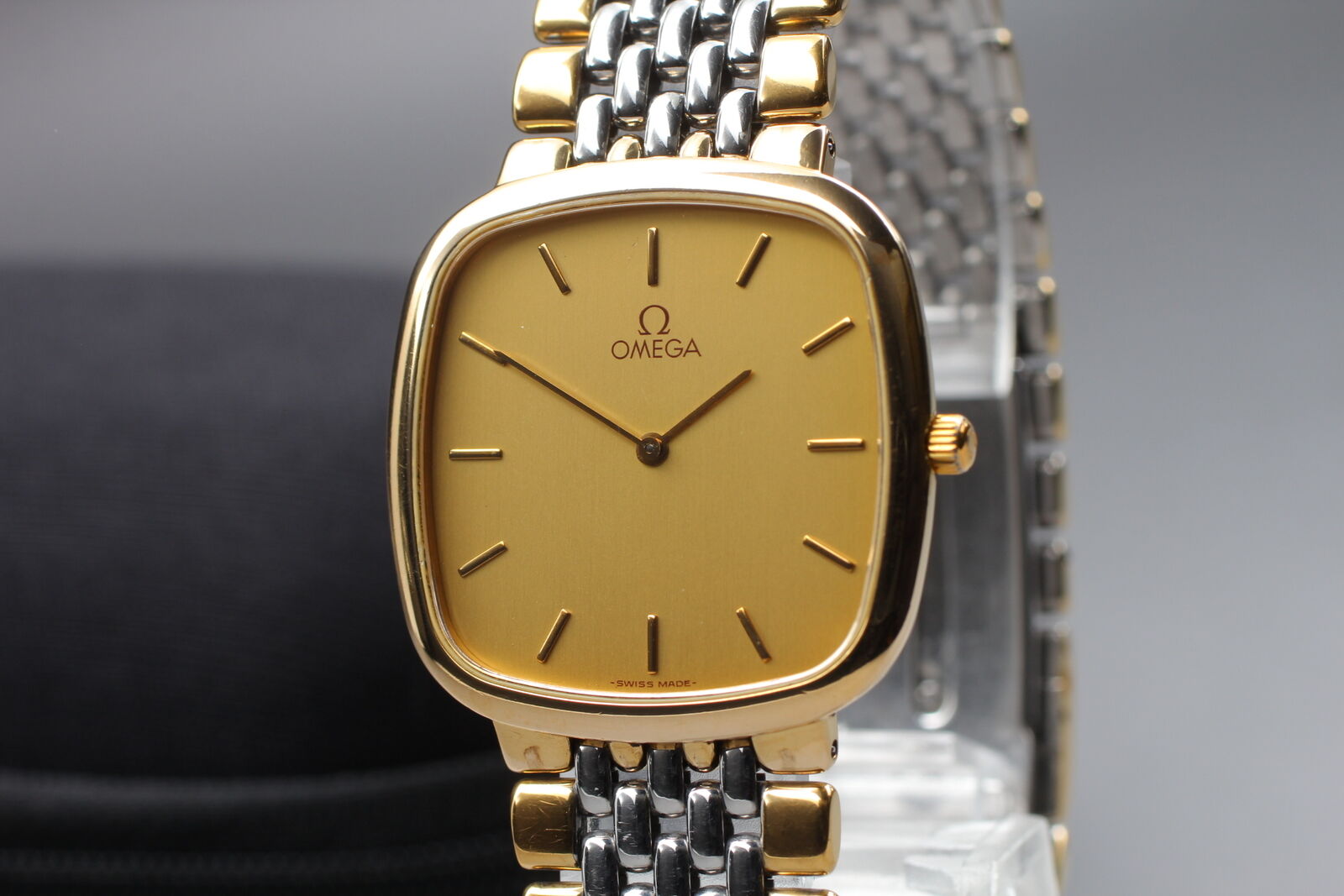 Vintage [Exc+5] Omega De Ville Cal.1378 MD 395.0877.2 Gold Quartz Men's Watch
