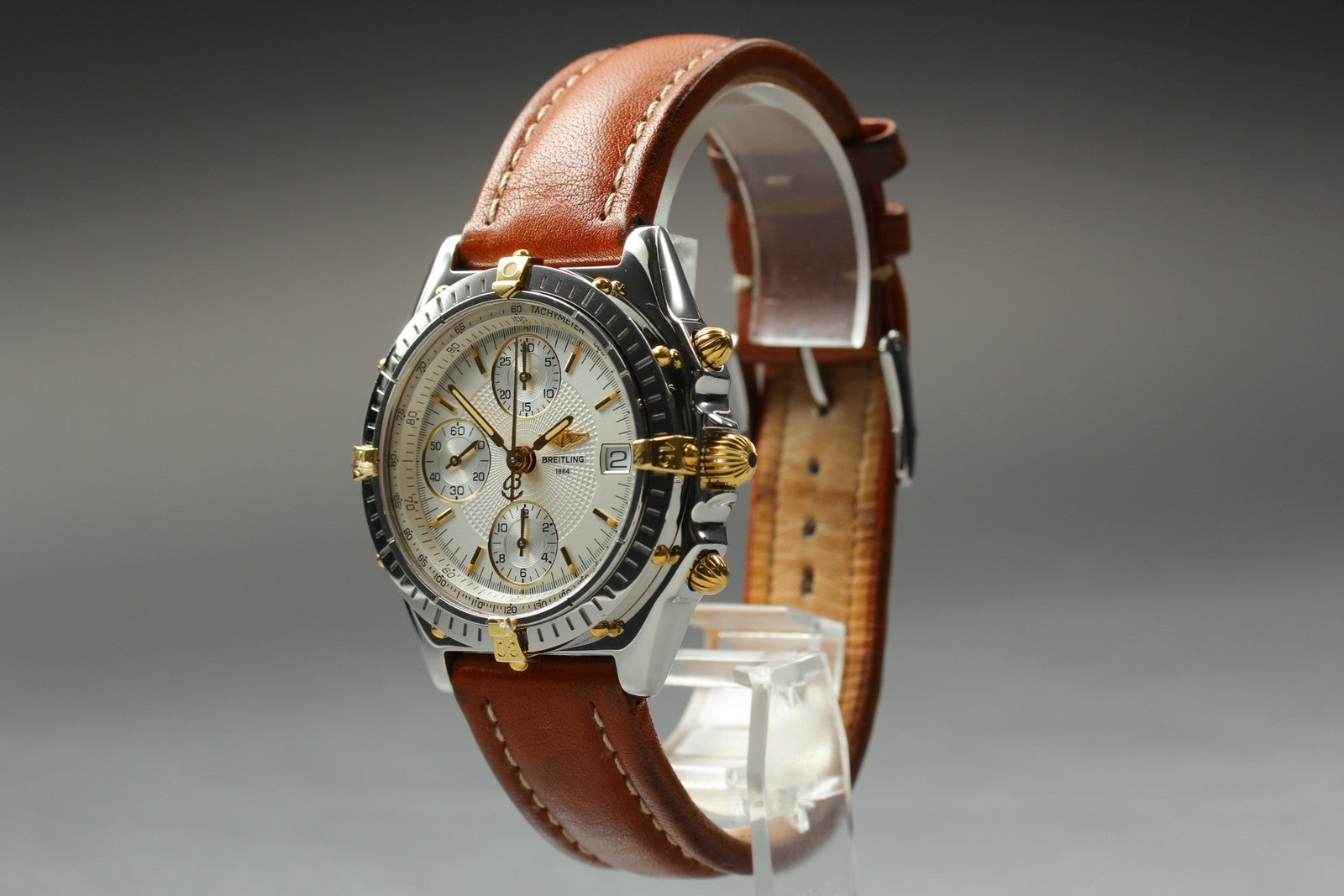 Exc+5 Box BREITLING Chronomat Bicolore B13050.1 Chronograph 39mm AT Men's Watch