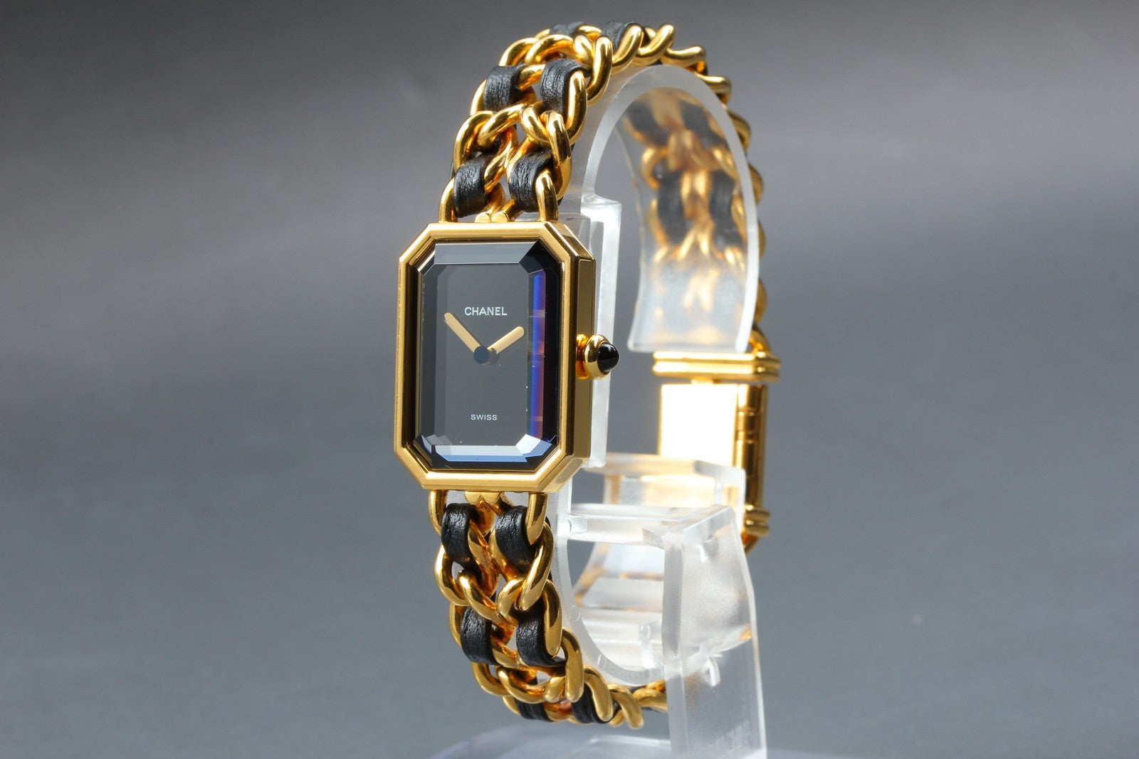 [Overhauled] CHANEL Premiere L Size Black Dial Gold 20mm Quartz Women’s Watch